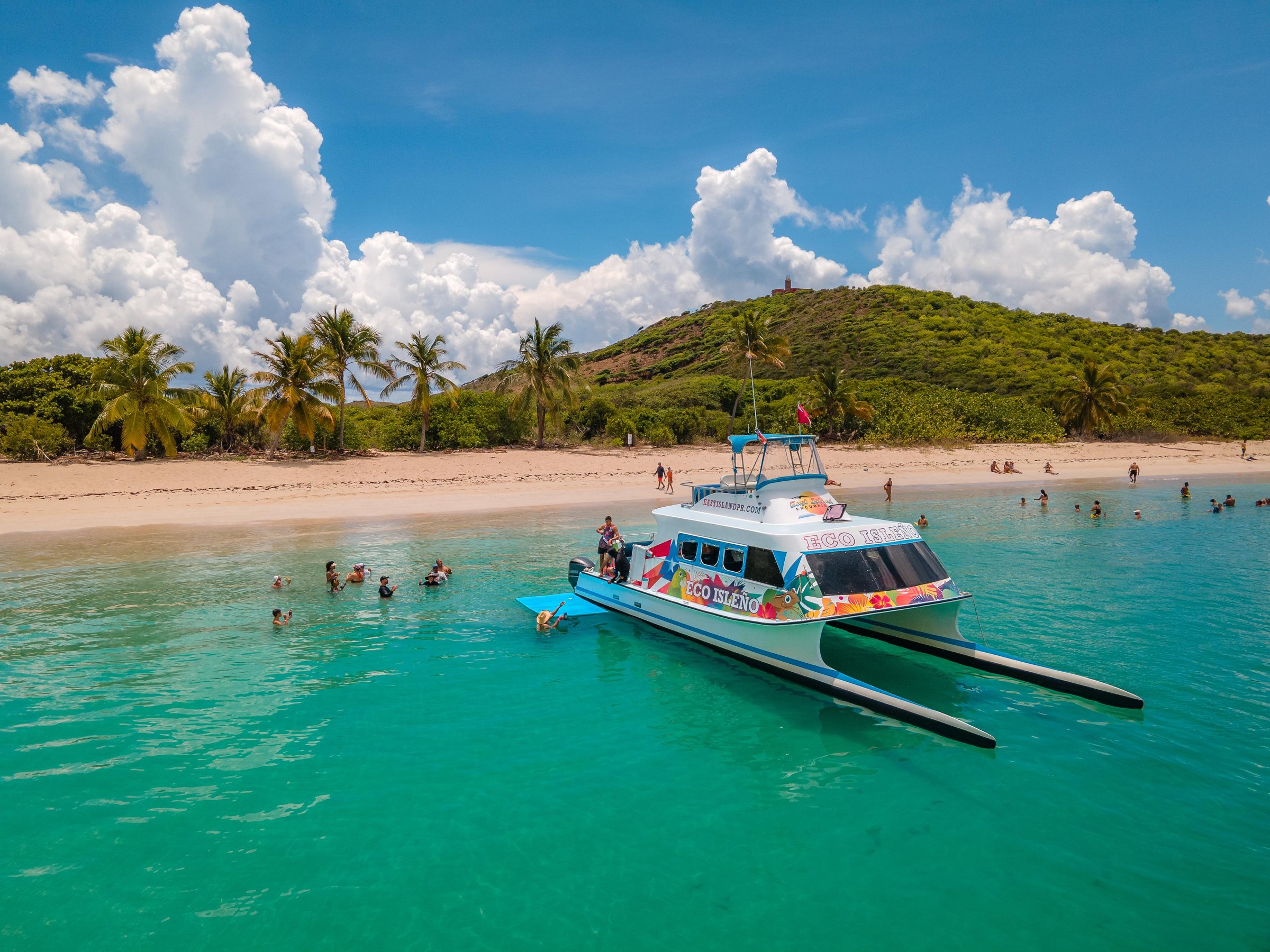 From Fajardo: Full-Day Culebra Islands Catamaran Tour