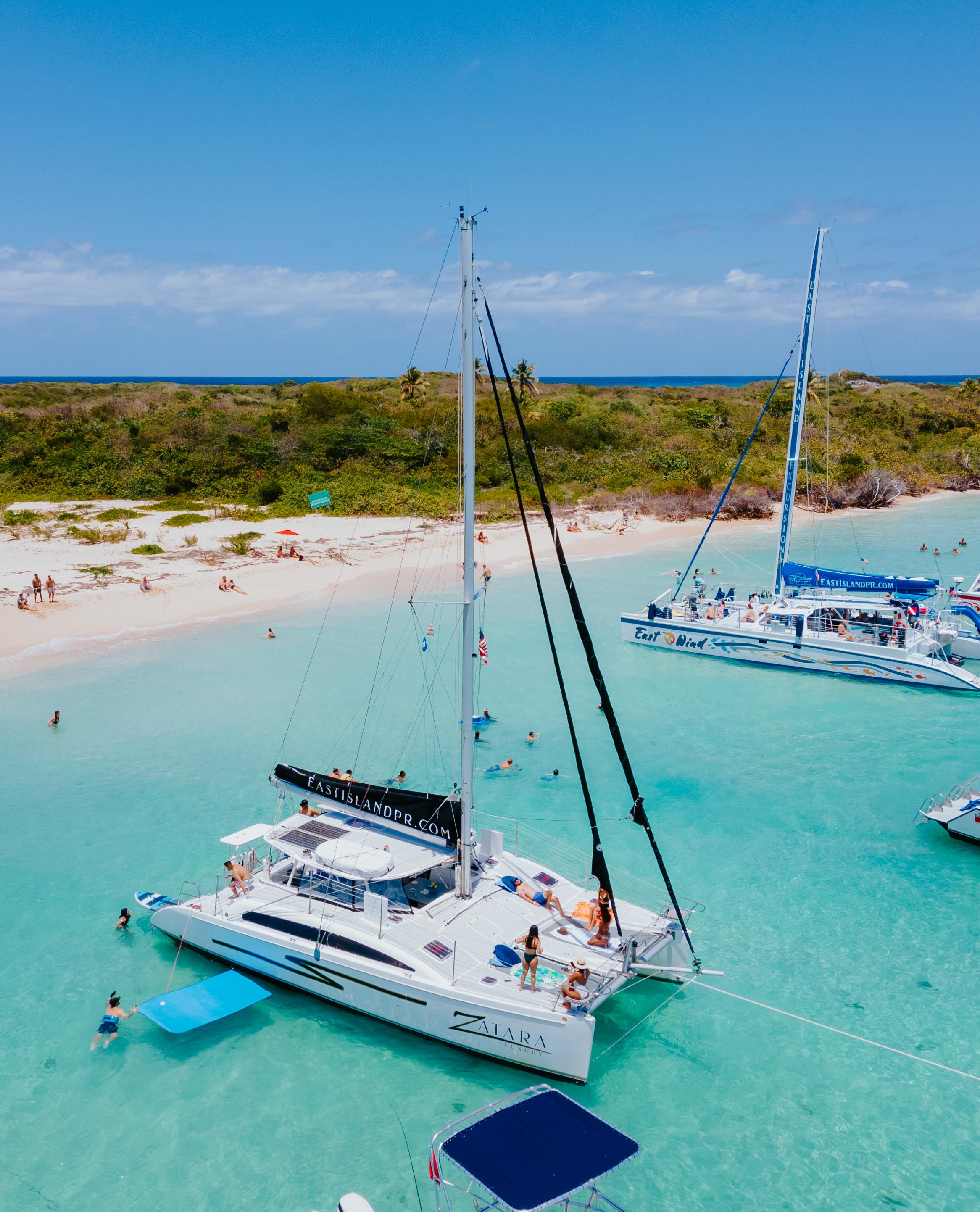 From Fajardo: Icacos Island Full-Day Catamaran Trip