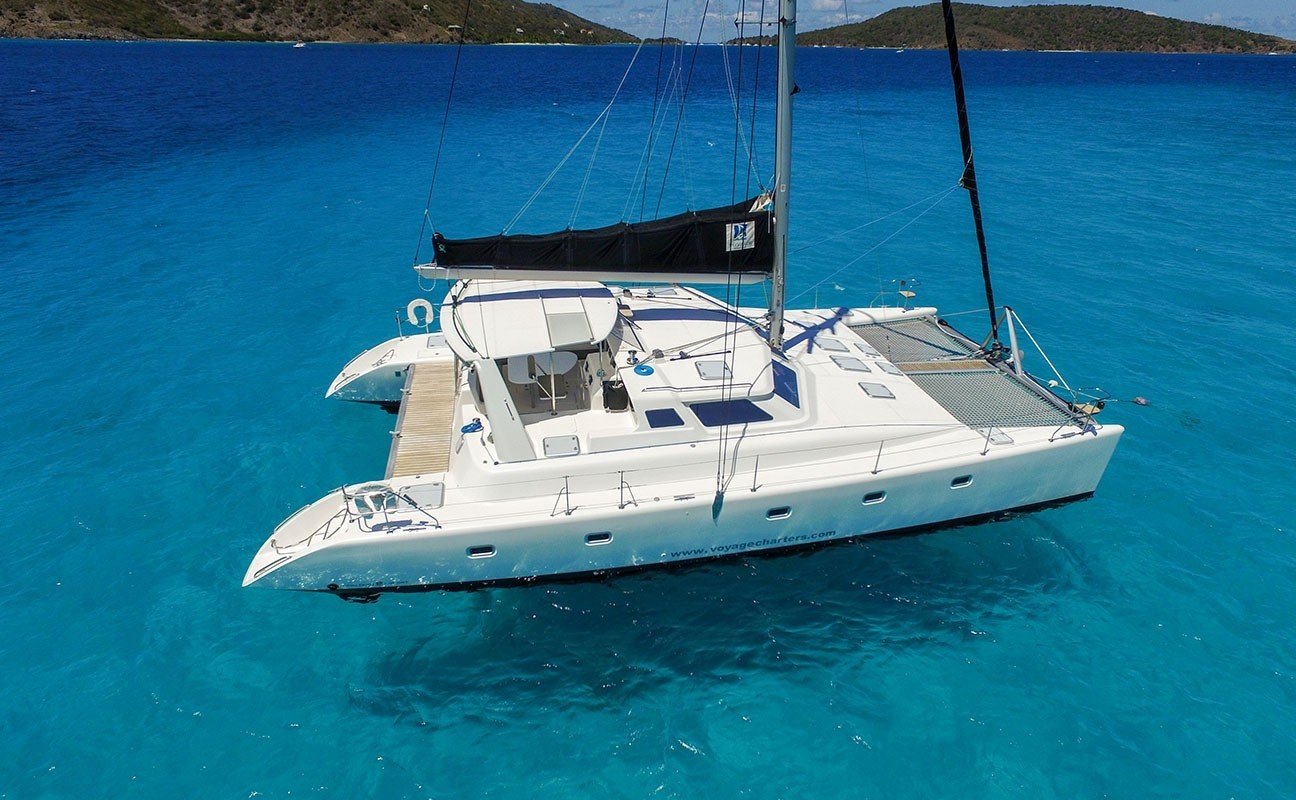 St. Thomas: Private 50-Foot Voyage 500 Catamaran Sail
